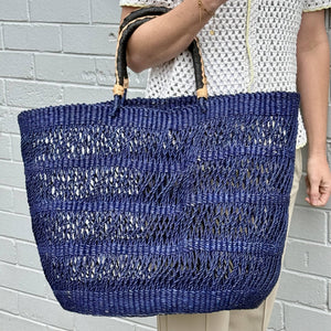 Net Oval Basket | Blue