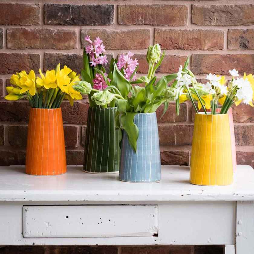 Musango Ceramic Vases with flowers