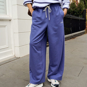 Ceres Life Ceres Life|Sophie Relaxed Terry Trackpant | Washed Navy