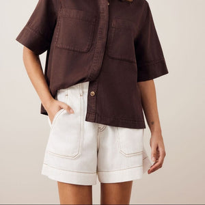 Ceres Life Ceres Life|Weekender Short| Ecru