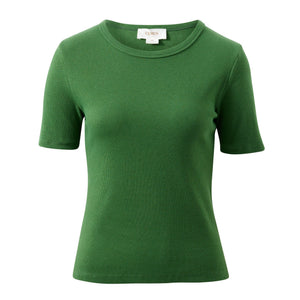 Ceres Life Luella Rib Tee | Basil