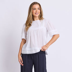 Foxwood Juna Top | White