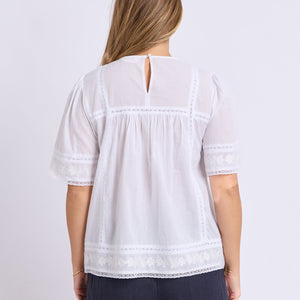 Foxwood Juna Top | White
