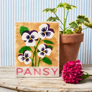 Jones + Co Market Wall Art | Pansy