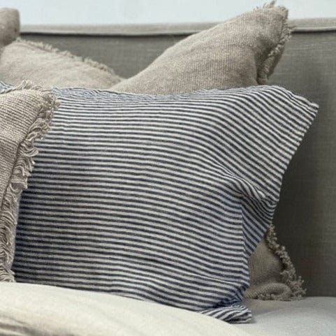 Linens Pillowcase (set 2) | Blue Stripe