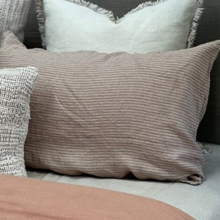 Linens Pillowcase (set 2) | Sandstone Stripe