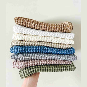 Mama + Tochter Organic Cotton Waffle Tea Towel | Dusty Pink
