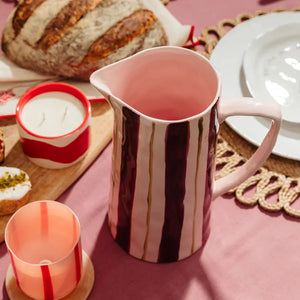 Not specified Pink + Burgundy Jug
