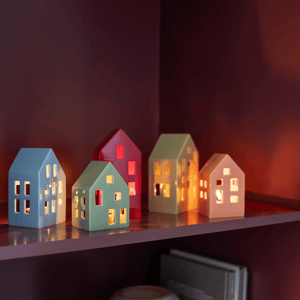 Remember Tealight House | Blue