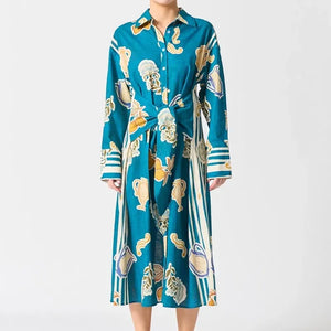 Walnut Walnut Barcelona Dress | Tangier