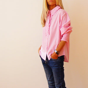 Who's Charlie Who's Charlie | Ella Shirt | Pink Gingham