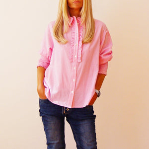 Who's Charlie Who's Charlie | Ella Shirt | Pink Gingham