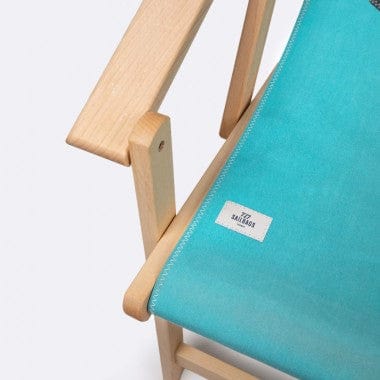 727 Sailbags Deck Chair | Turquoise and Grey