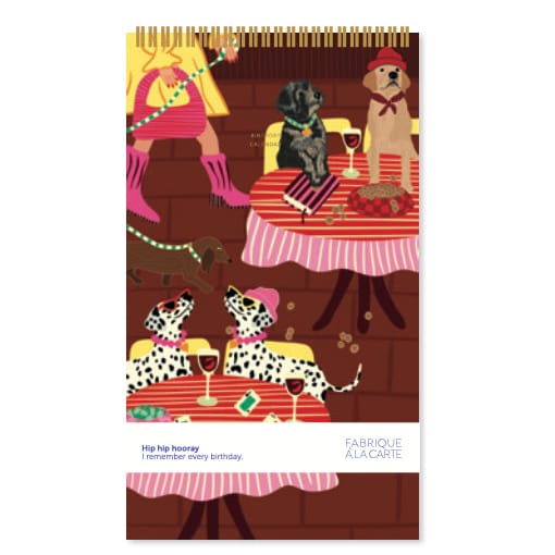 A-Journal Birthday Calendar | Dogs