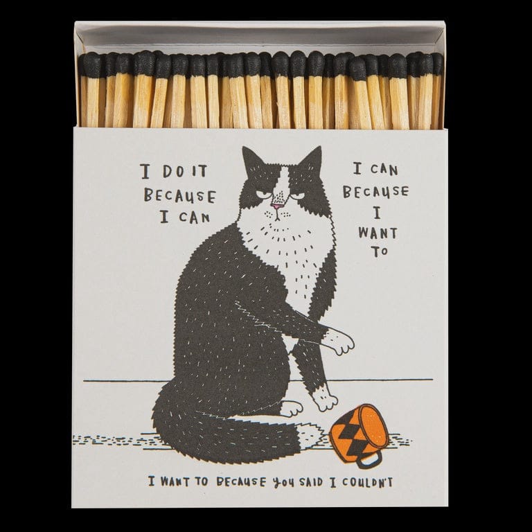 Archivist Gallery Australia I Do It Because I Can Luxury Matches | Archvist Gallery Australia