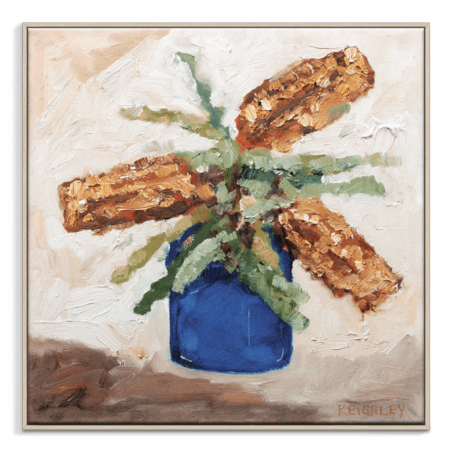 Art | Sunday Merchant Banksia in Blue Grass | Michelle Keighley