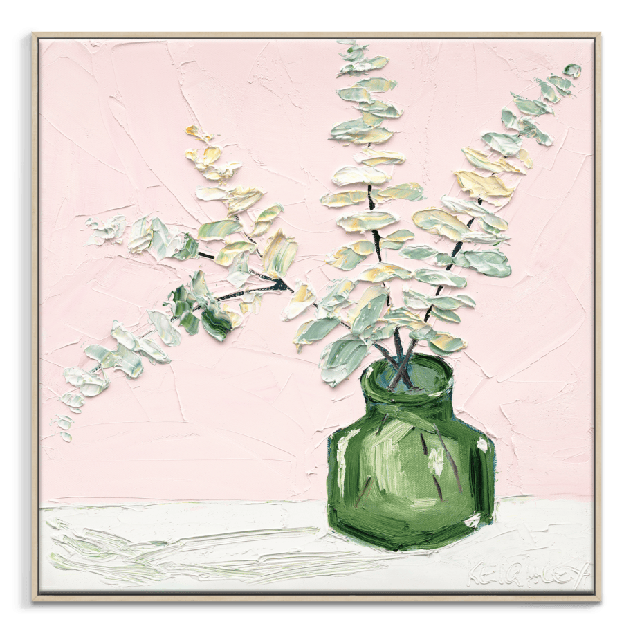 Art | Sunday Merchant Euc on Soft Pink | Michelle Keighley