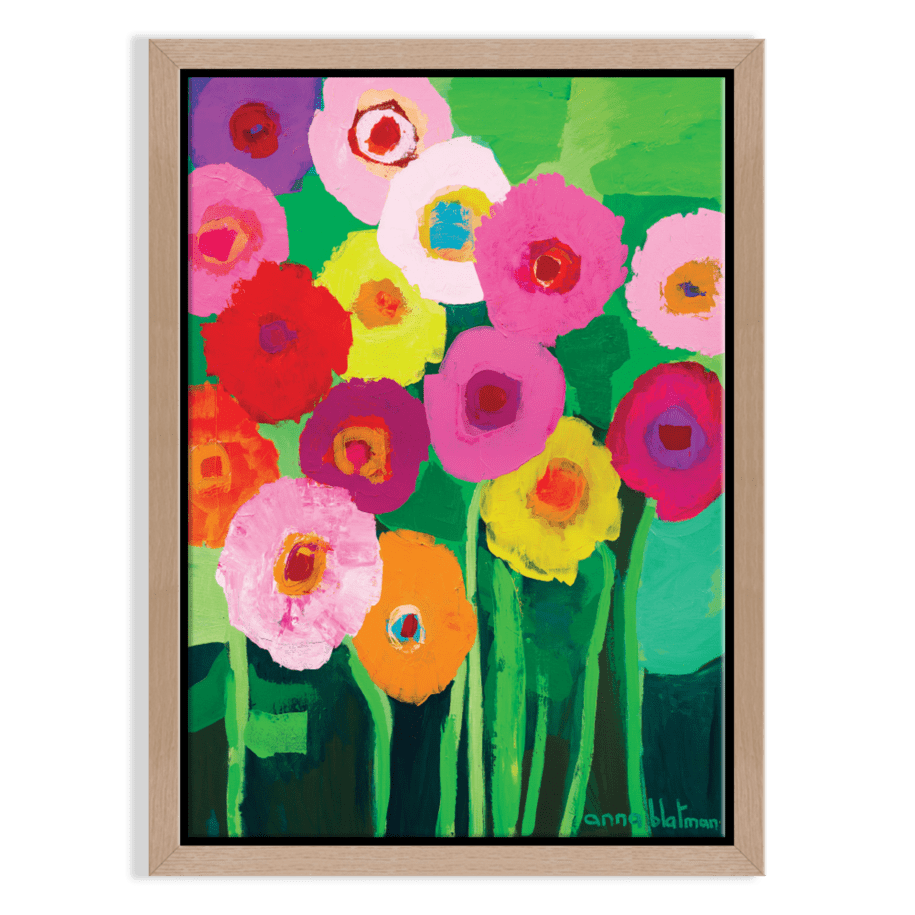 Art | Sunday Merchant Field of Flowers | Mini Canvas | Anna Blatman