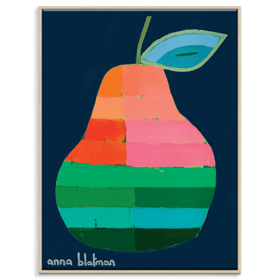 Art | Sunday Merchant Pear A4 | Anna Blatman