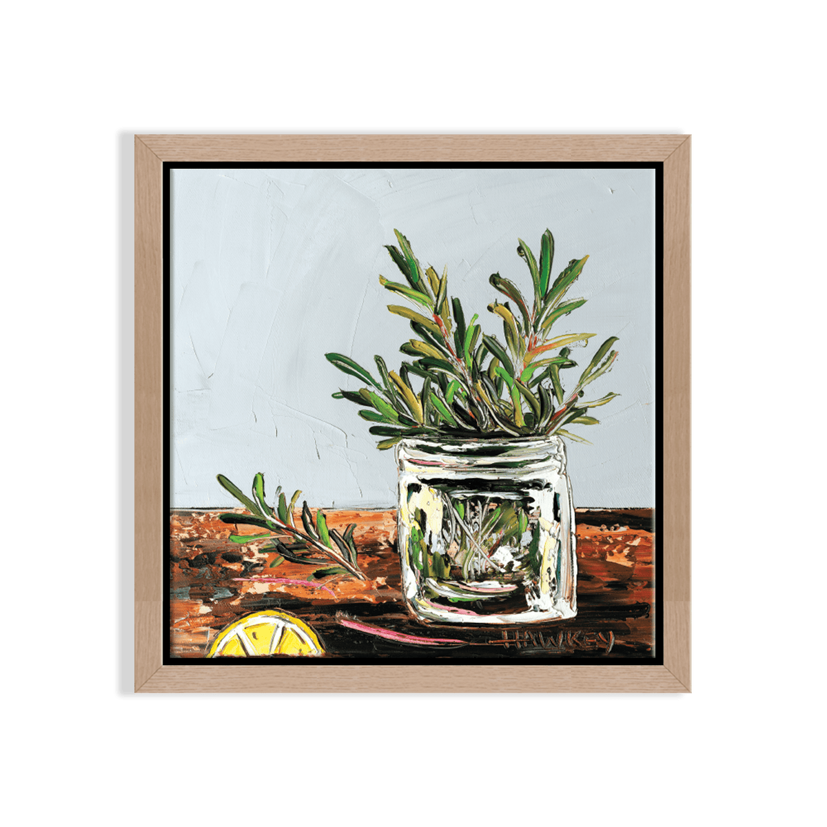 Art | Sunday Merchant Rosemary + Lemon | Angela Hawkey
