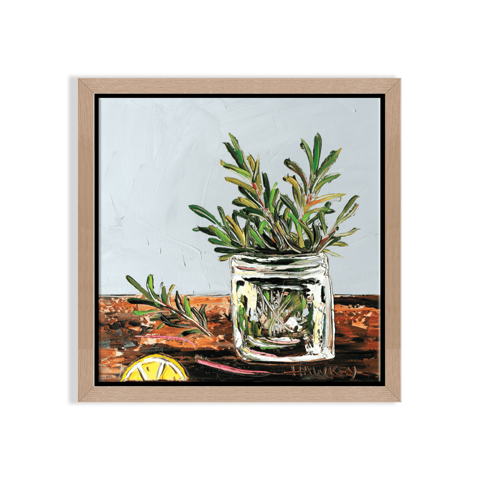 Art | Sunday Merchant Rosemary + Lemon | Angela Hawkey