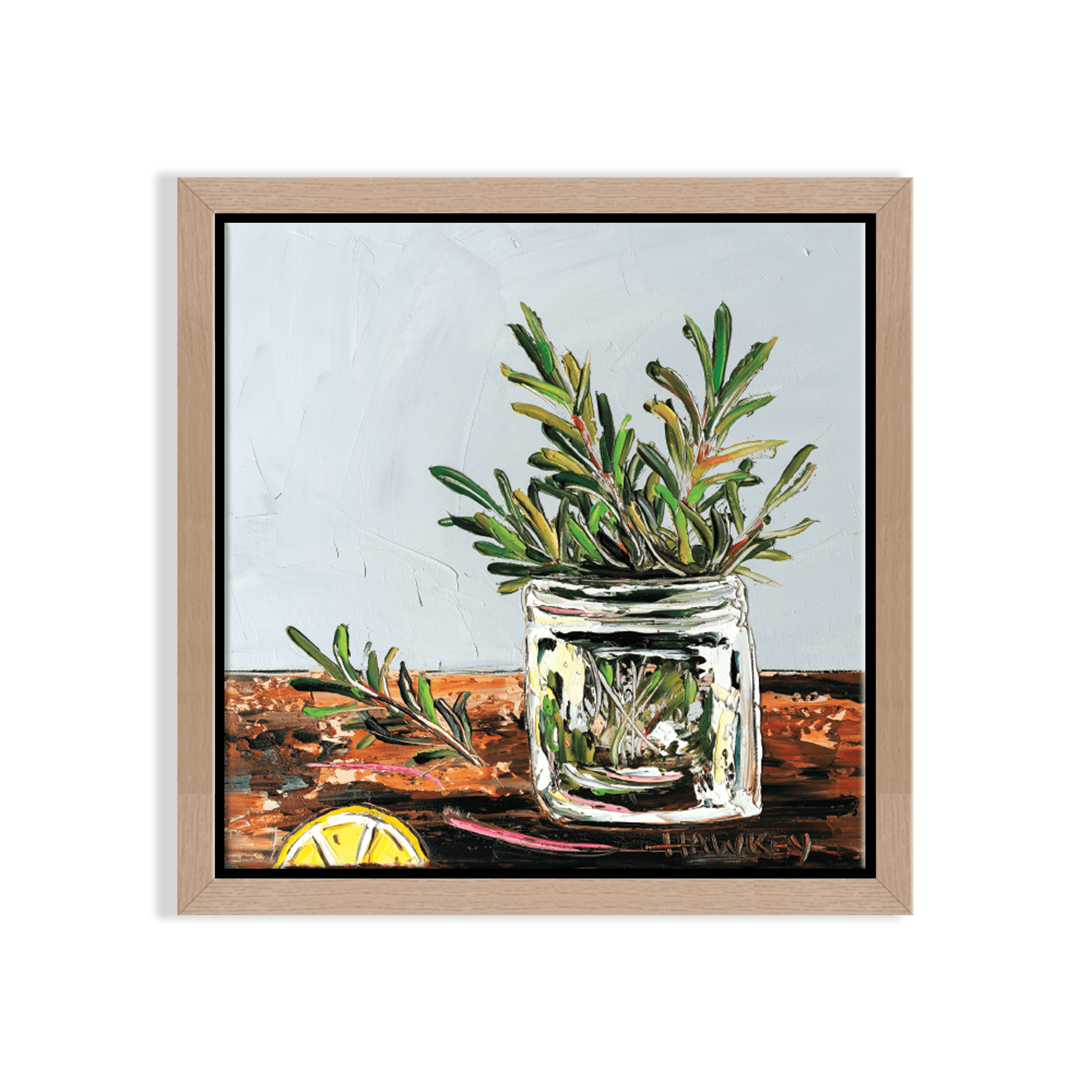 Art | Sunday Merchant Rosemary + Lemon | Angela Hawkey
