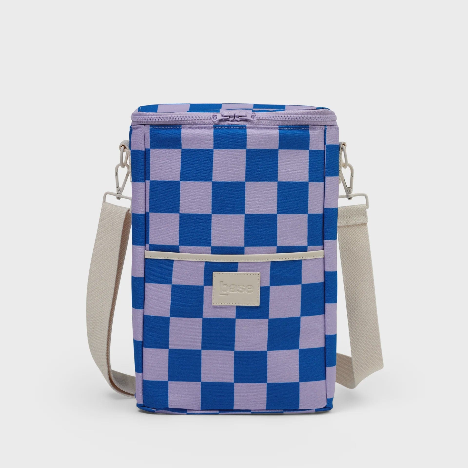 Base Supply Co Bottle Base | Lilac + Blue Check