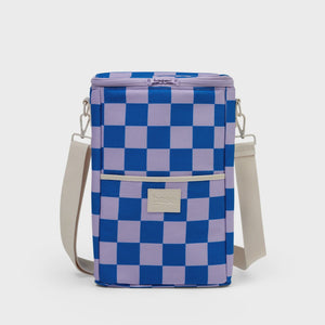 Base Supply Co Bottle Base | Lilac + Blue Check