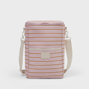 Base Supply Co Bottle Base | Soft Pink | Rust Stripe