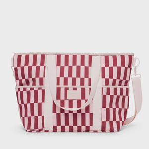 Base Supply Co Cooler Base | Burgundy + Peony Check