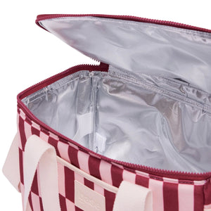 Base Supply Co Midi Cool Base | Burgundy + Peony Check