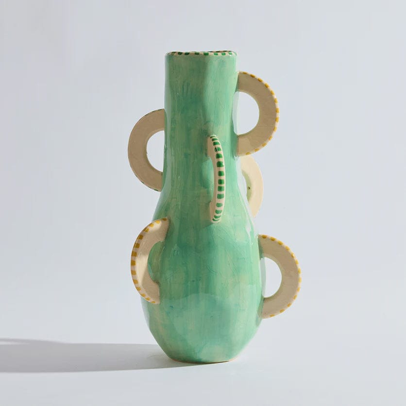 Ben David Cabana Tall Vase Aqua