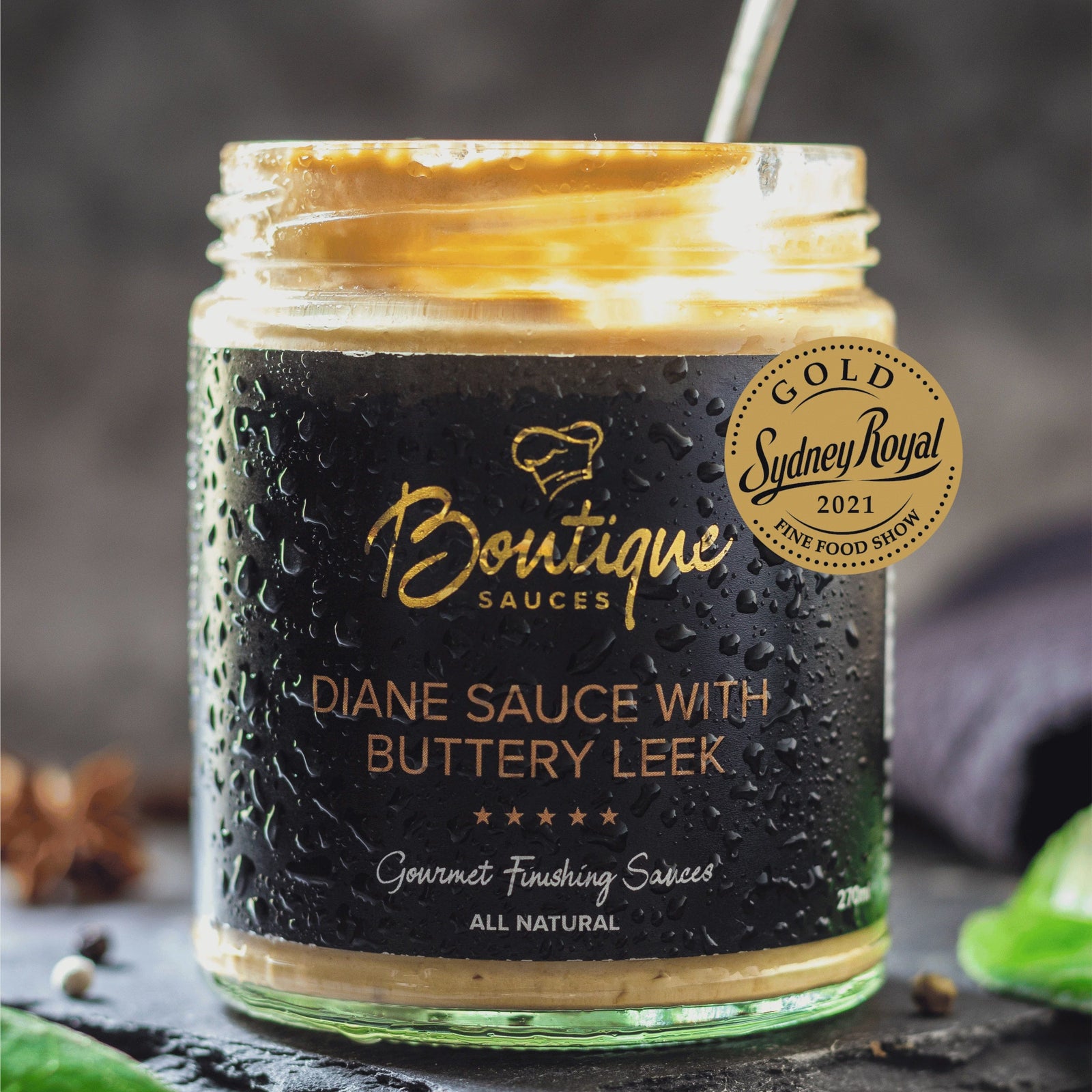 Boutique Sauces Diane Sauce with Buttery Leek