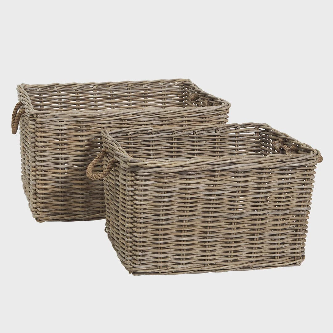 Canvas + Sasson Corbeille Rectangle Basket | Canvas + Sasson