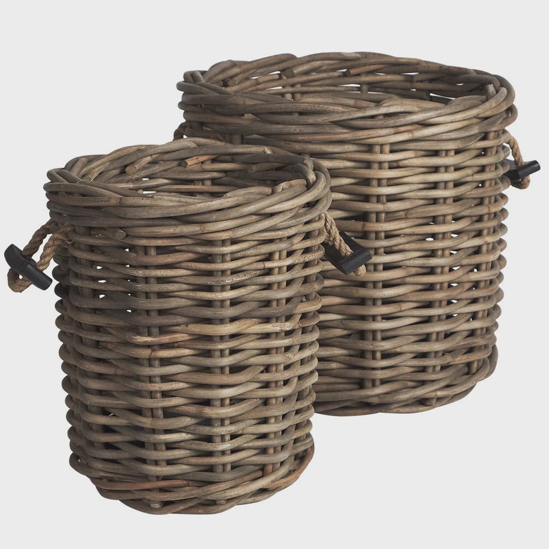 Canvas + Sasson Corbeille Roper Round Basket | Canvas + Sasson