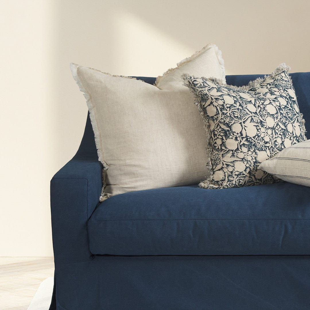 Canvas + Sasson Irving Merricks Sofa | Canvas + Sasson | Blue 3 Seater