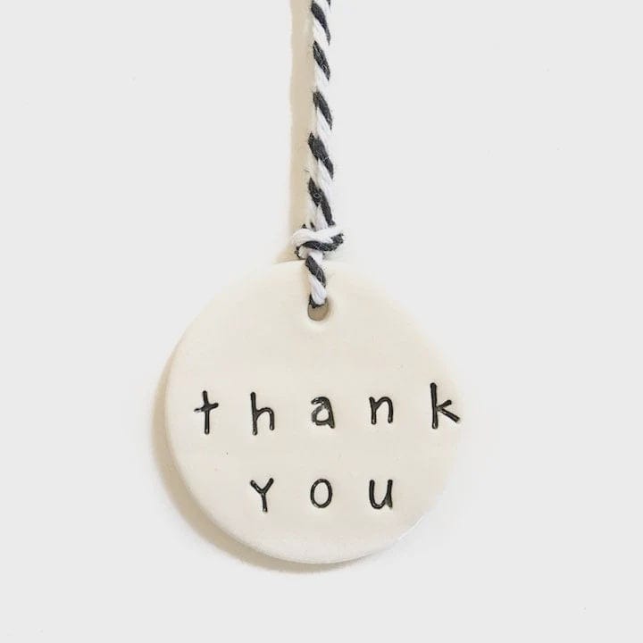 Caroline C Ceramic Gift Tag | Thankyou