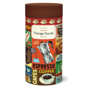 Cavallini Coffee 1000pc Jigsaw Puzzle