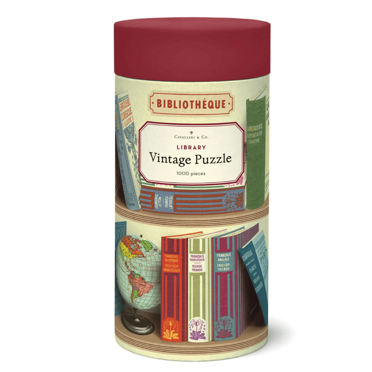 Cavallini Library Books 1000pc Jigsaw Puzzle