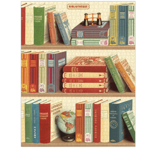 Cavallini Library Books 1000pc Jigsaw Puzzle