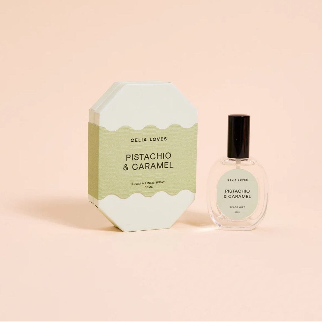 Celia Loves Room Spray | Pistachio + Caramel