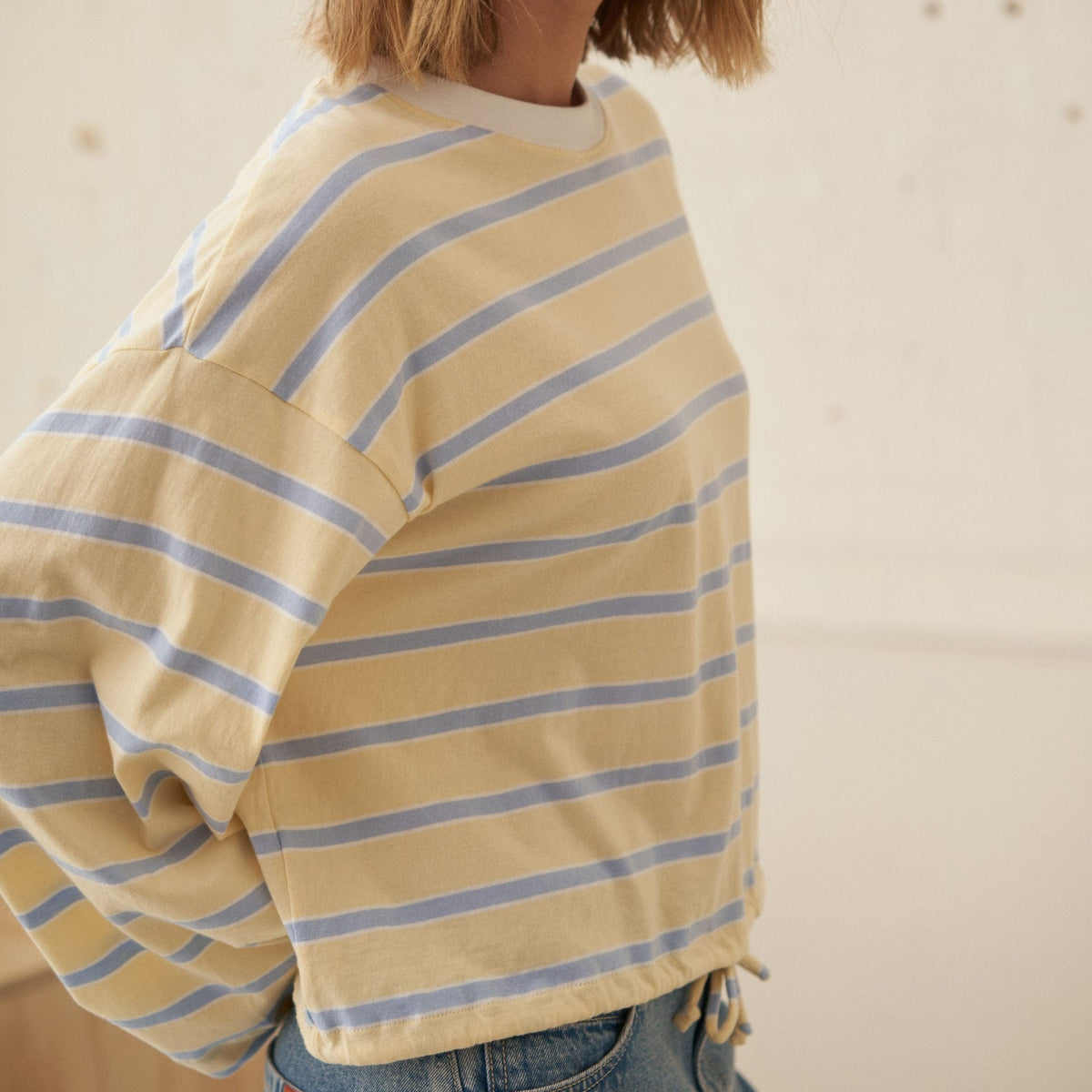 Ceres Life Ceres Life|Beau Tie Slouchy Tee|Butter+Blue