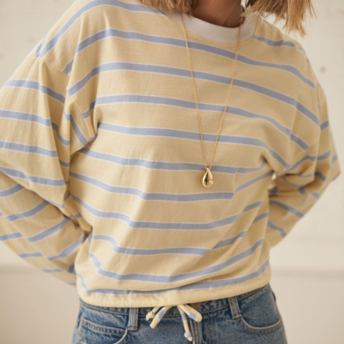 Ceres Life Ceres Life|Beau Tie Slouchy Tee|Butter+Blue