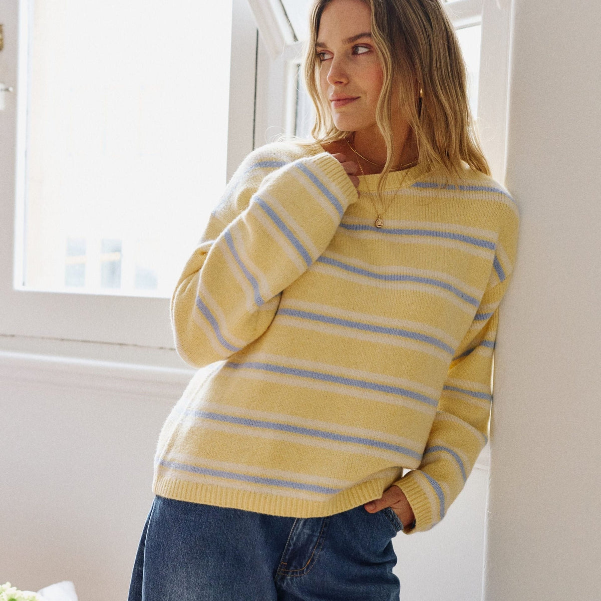 Ceres Life Ceres Life|Clem Knit Pullover|Butter Stripe
