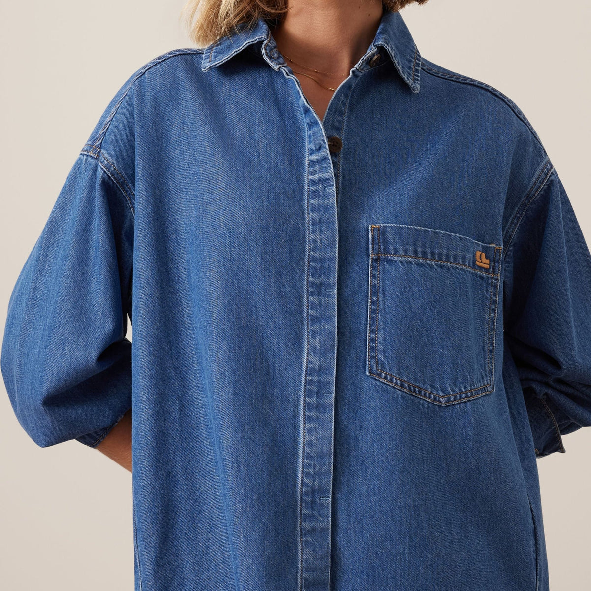 Ceres Life Ceres Life | Gwynne Shirt | Fresh Indigo