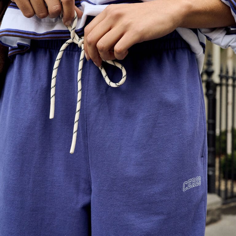 Ceres Life Ceres Life|Sophie Relaxed Terry Trackpant | Washed Navy