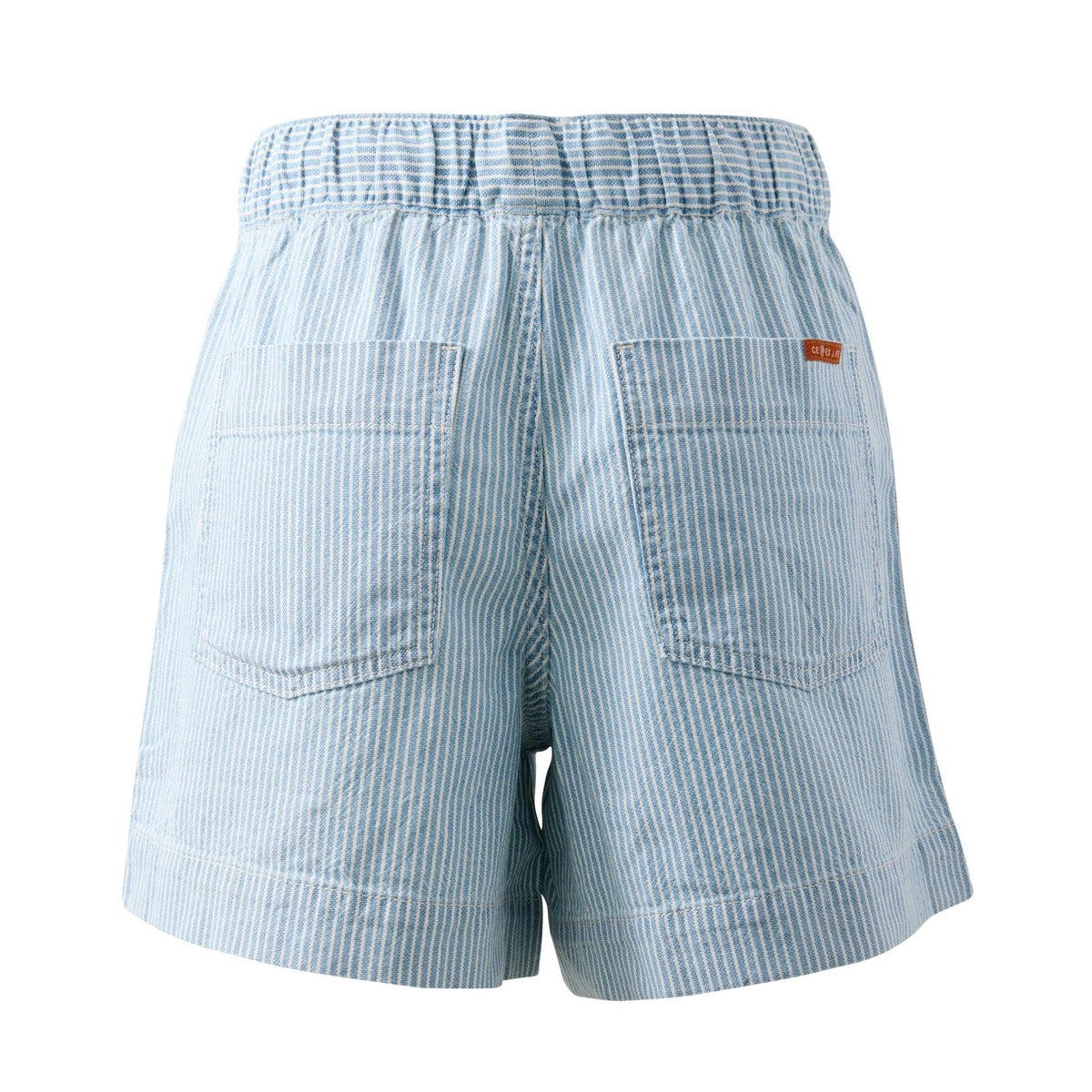 Ceres Life Darcy Relaxed Everyday Short | Indigo + White Stripe