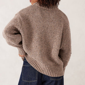 Ceres Life Lofty Knit Crew | Taupe