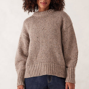 Ceres Life Lofty Knit Crew | Taupe