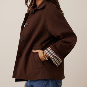 Ceres Life Pia Coat | Chocolate | Ceres Life